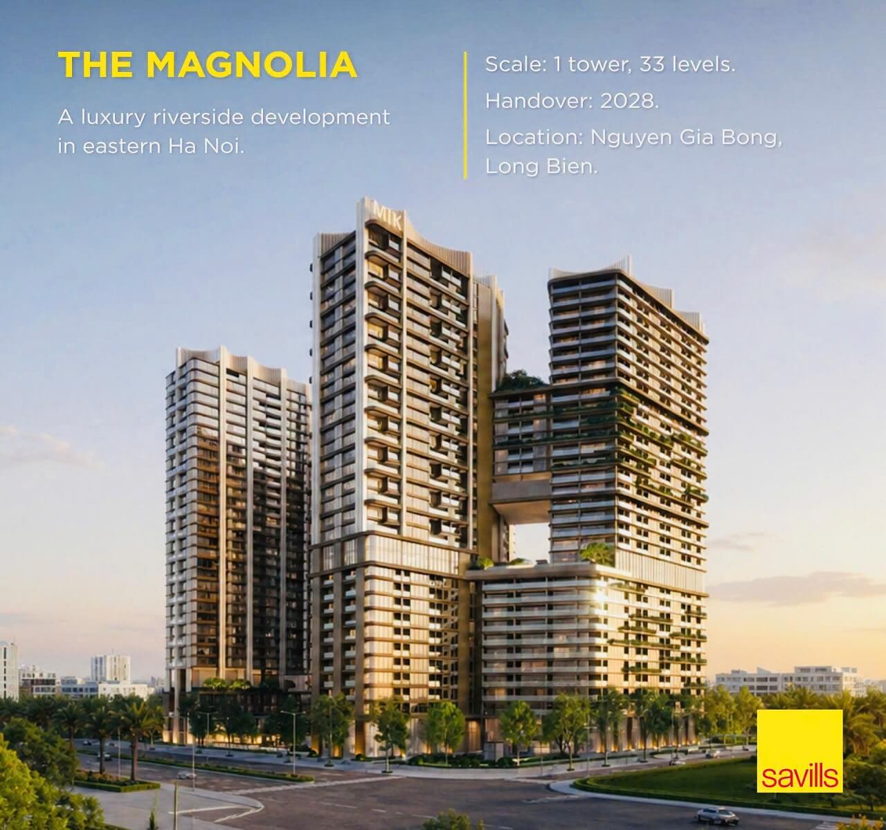 hình phối cảnh dự án The Magnolia