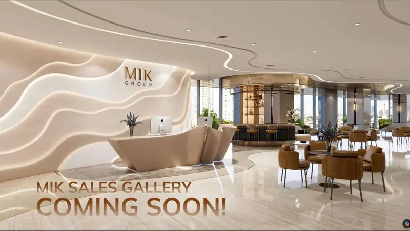 Khu vực tiếp khách MIK Sales Gallery